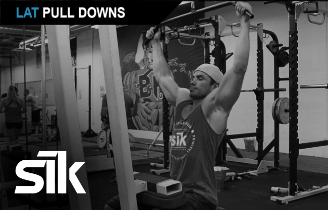 Lat Pull-down on Machine